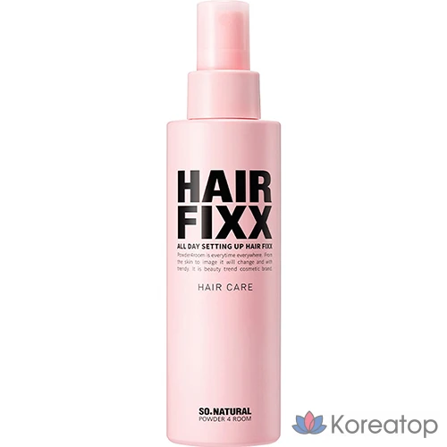 Спрей-фиксатор для волос So Natural Powder Room All Day Setting Up Hair Spray, 155 мл, 1 шт.