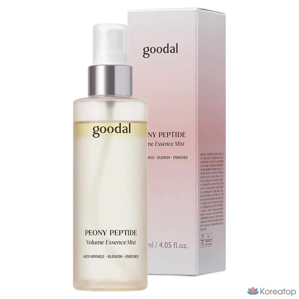 Эссенция-мист Goodal Peony Peptide Wrinkle Trace Essence Mist AD, 120 мл, 1 шт.