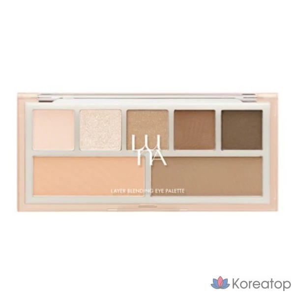 Палетка теней для век Luna Layer Blending Eye Palette, оттенок 01 Beige Symbol, 1 шт.