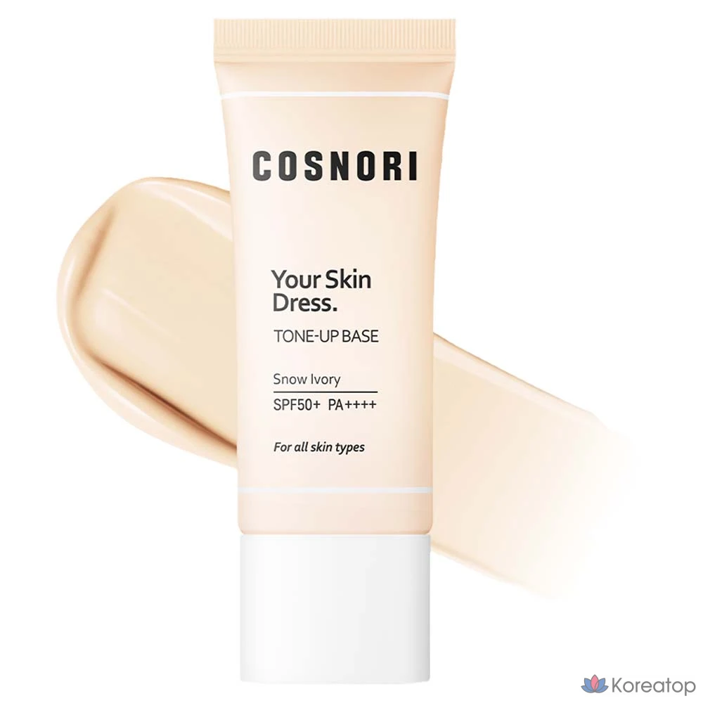 Тонер Cosnori Your Skin Dress Tone-Up Base, оттенок Snow Ivory, 1 шт.