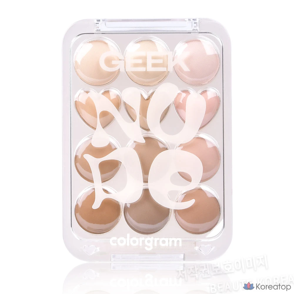 Палетка теней для век Colorgram Nude Torial Eye Palette, оттенок 07 Nude Plus Deep Love, 1 шт.