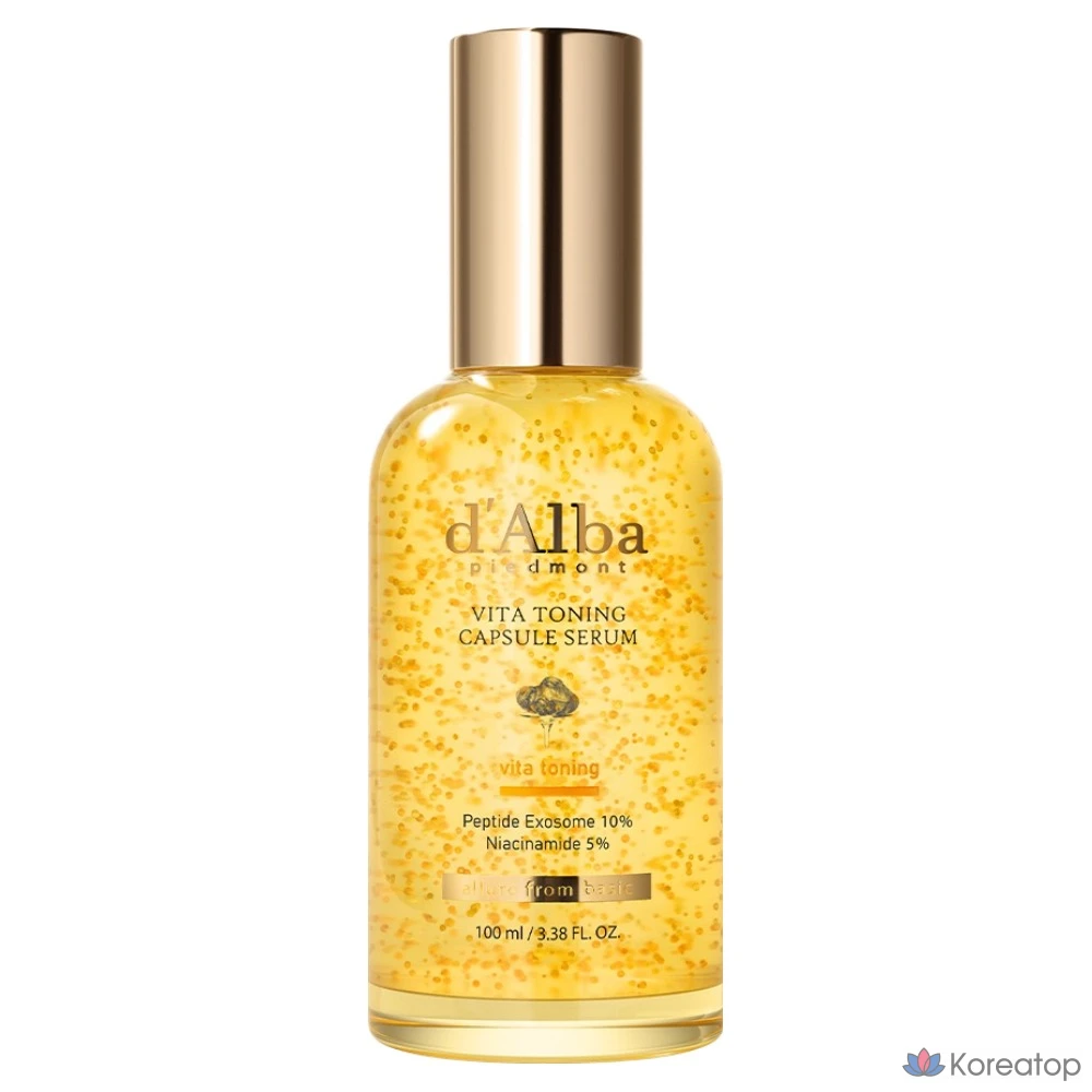 Сыворотка d'Alba Niacinamide 5% Vita Toning Capsule Serum, 100 мл, 1 шт.