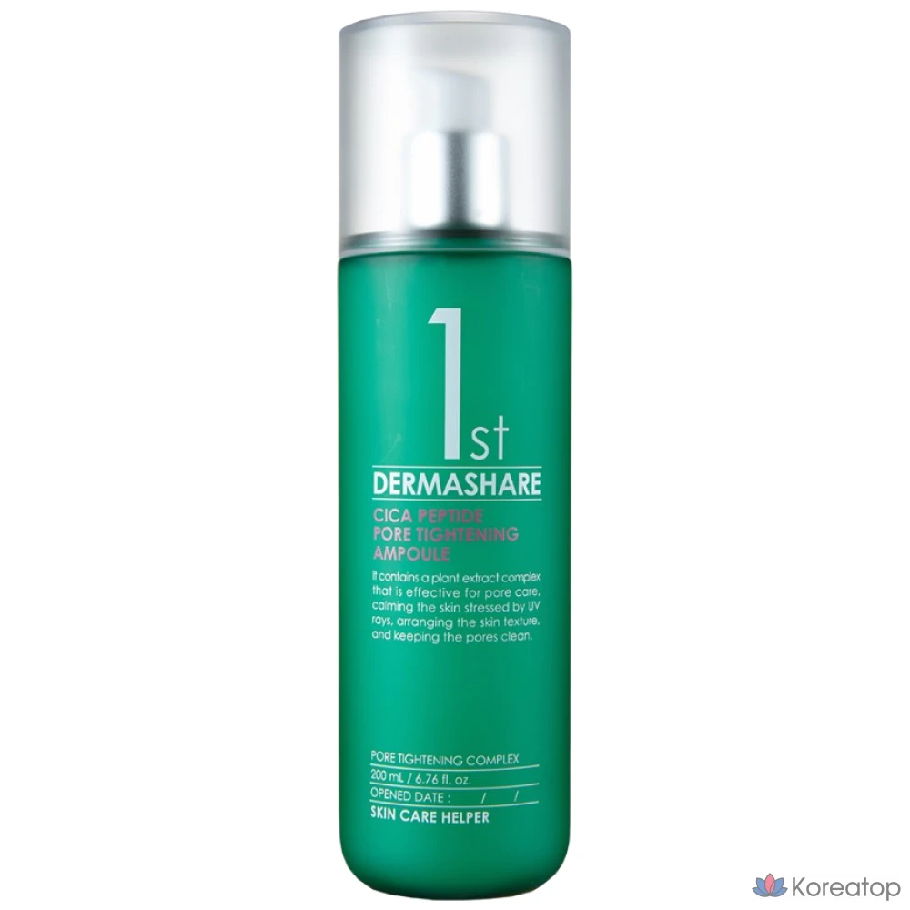 Ампульная сыворотка Dermashare Cica Peptide Pore Tightening Ampoule, 200 мл, 1 шт.