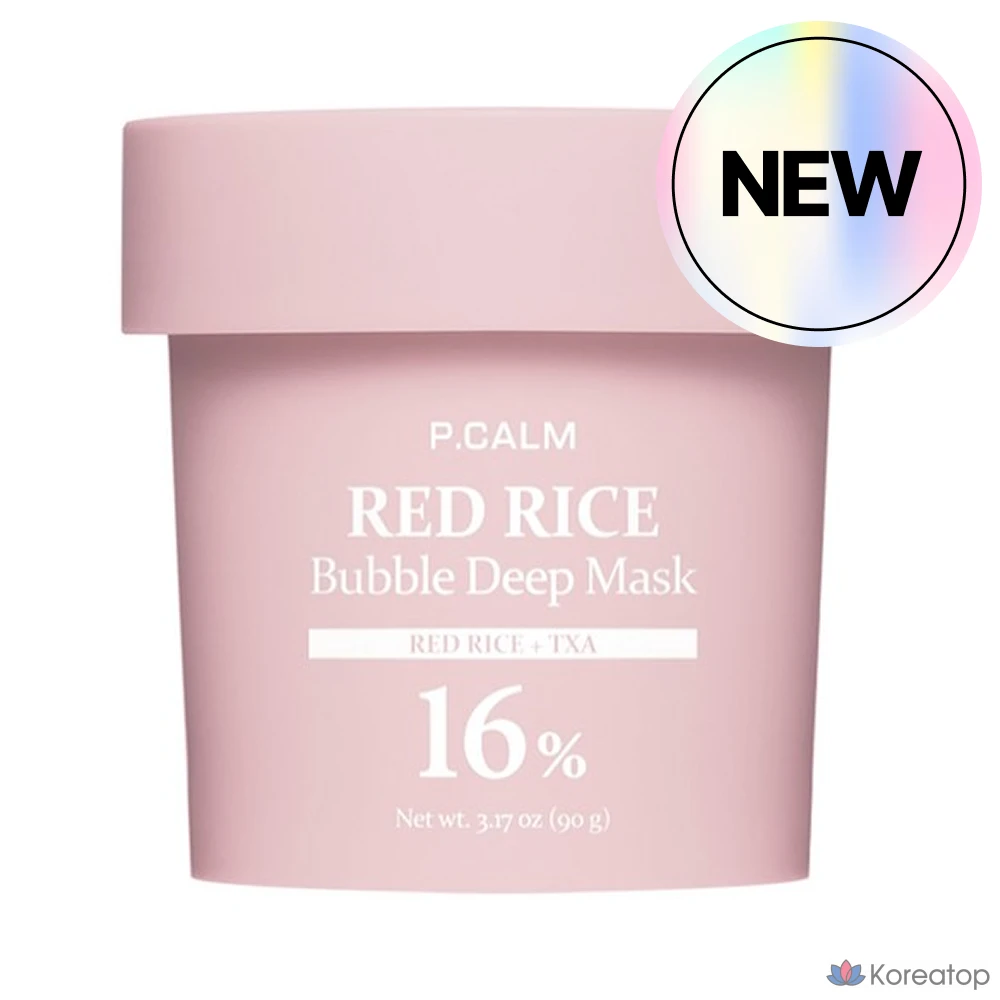 Пилинг P.CALM Red Rice Bubble Deep Mask, 1 шт.