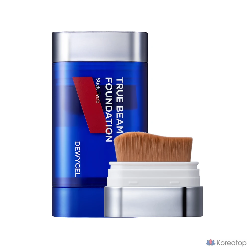 Тональный стик-основа DEWYCEL Homme True Beam Stick & Brush Foundation SPF50+ PA++++, 12 мл, 1 шт.