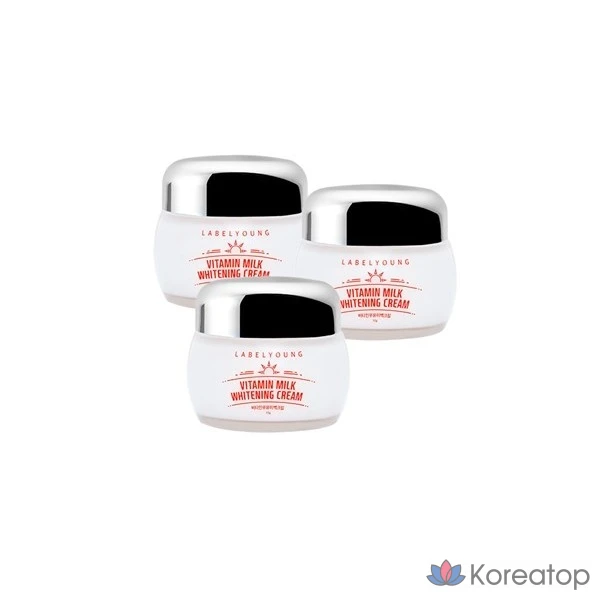 Крем для лица Label Young Shocking Vitamin Milk Whitening Cream, 55 г, 1 шт.