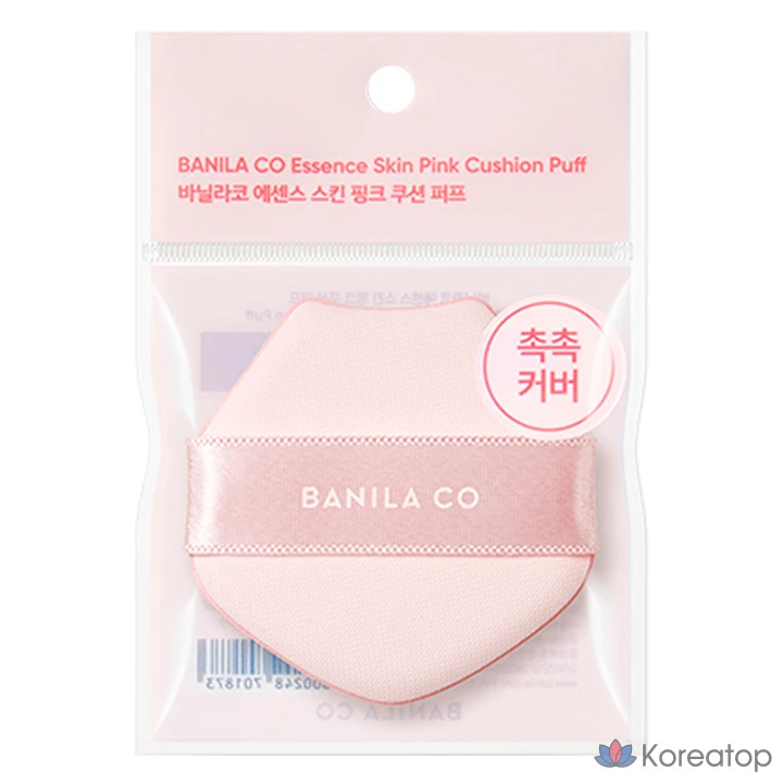 Спонж для нанесения тонального средства BANILA CO Essence Skin Cushion Puff, оттенок Pink, 1 шт.