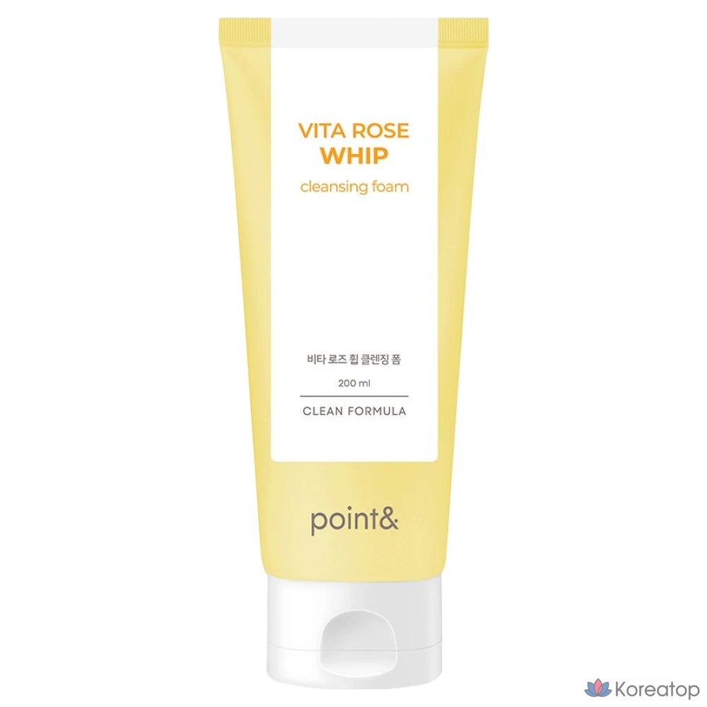Пенка для умывания Point&amp; Vita Rose Whip Cleansing Foam, 200 г, 1 шт.