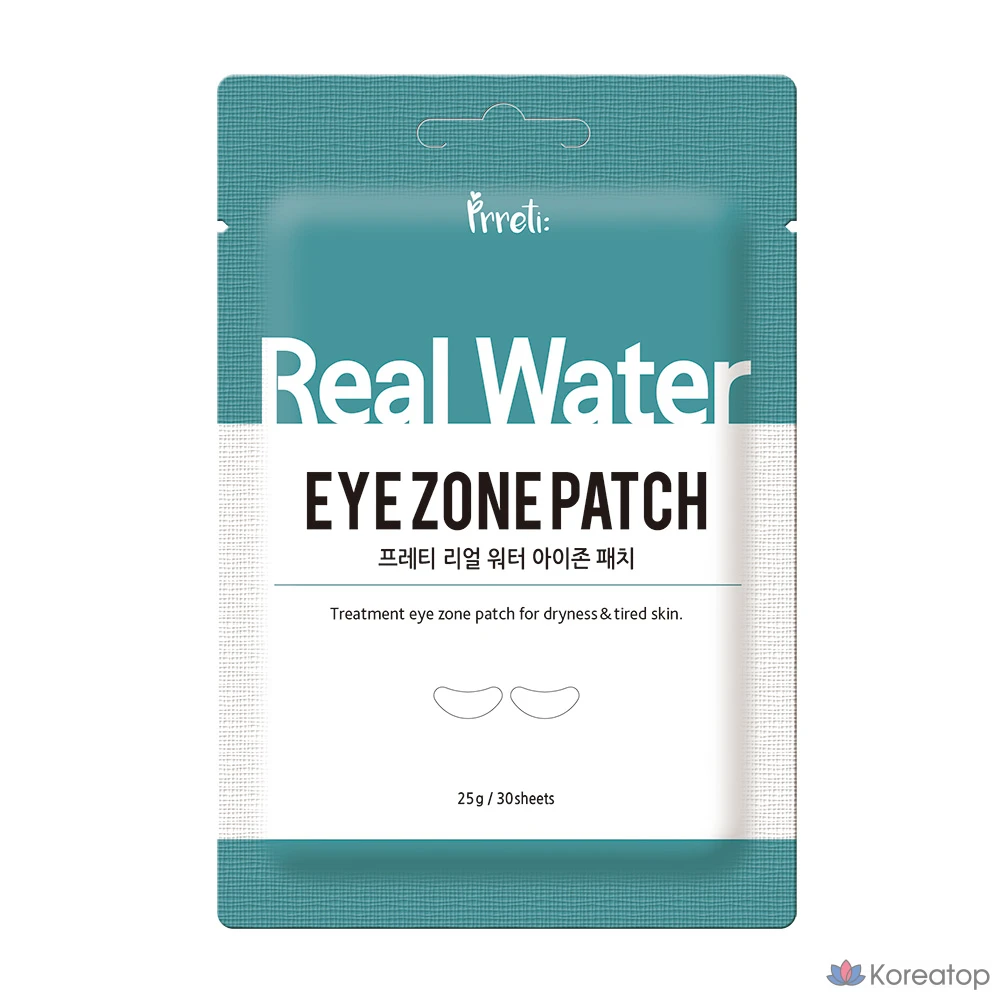 Патчи для глаз Prreti Real Water Eye Zone Patch, 25 г, 30 шт.