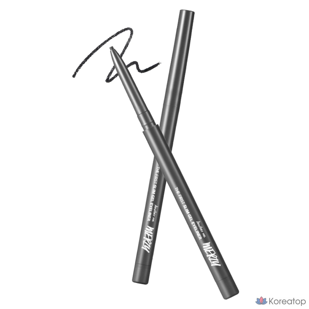 Подводка для глаз MERZY The First Slim Gel Eyeliner, оттенок GS2 Black Spinel, 0.05 г, 1 шт.