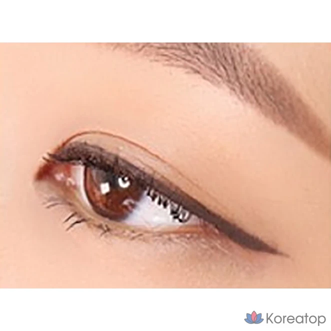 Подводка для глаз Lilybyred Starlight Eyes Nine to Nine Slim Gel Eyeliner, оттенок 02 Matte Brown, 0.14 г, 1 шт., фото 4