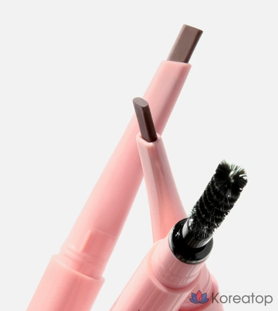 Автоматический карандаш для бровей Bouquet garni Auto Pencil Slim Eyebrow, оттенок Gray Brown, 0.2 г, 1 шт., фото 8