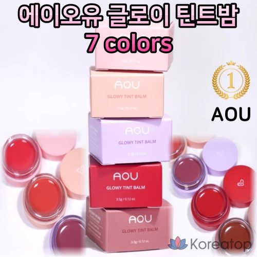 Тинт-бальзам для губ AOU Clear Color Daily Glowy Tint Balm, оттенок Apple Balm, 3.5 г, 1 шт.