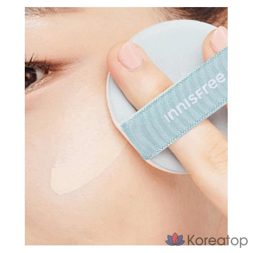 Кушон-пудра Innisfree No Sebum Powder Cushion Refill SPF35 PA++, оттенок 23N Ginger, 14 г, 1 шт.