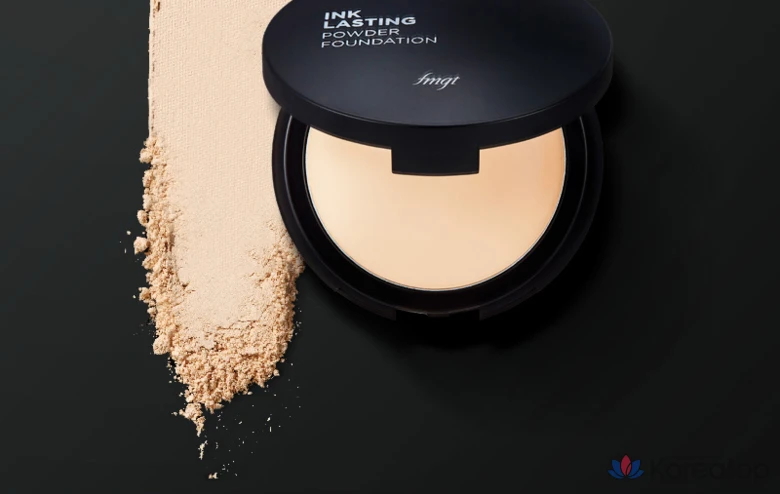 Пудровый тональный крем The Face Shop Ink Lasting Powder Foundation, оттенок V203, 9 г, 1 шт.
