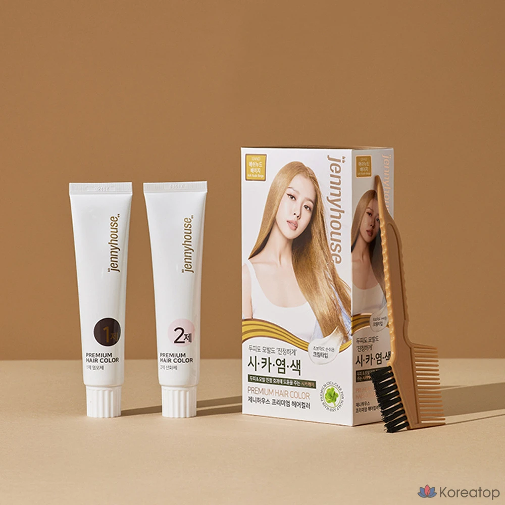 Краска для волос JennyHouse Premium Hair Color, оттенок Ash Nude Beige 12AND, 1 шт., фото 2