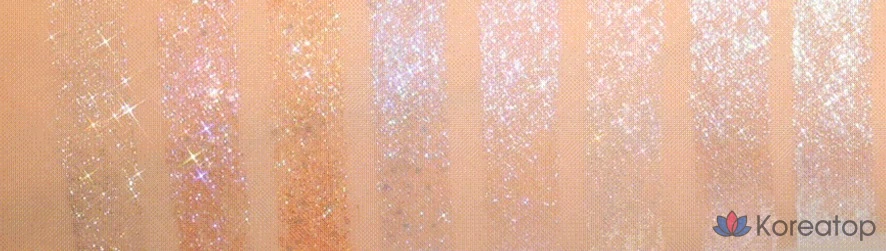 Жидкий глиттер ROM&ND The Universe Liquid Glitter, оттенок 05 Lovey Flare, 1 шт., фото 4