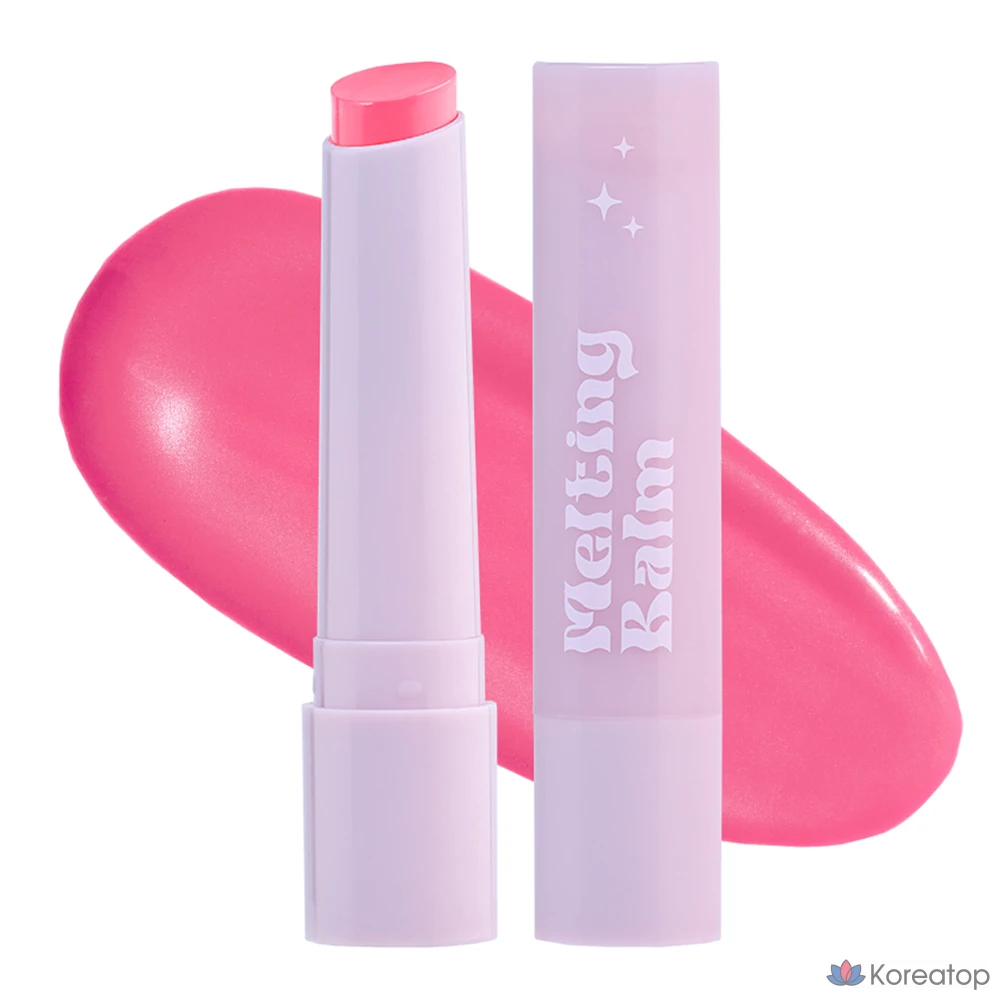 Бальзам для губ Derma Factory Glow Melting Lip Balm, оттенок PK01 Cool Ava Pink, 2.3 г, 1 шт.