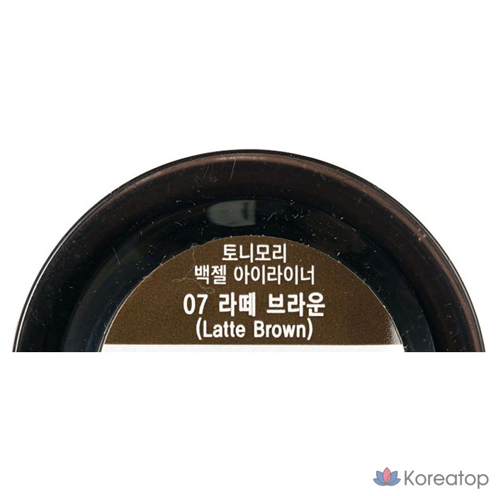 Подводка для глаз Tony Moly Back Gel Eyeliner Long Brush, оттенок 7 Latte Brown, 1 шт., фото 5
