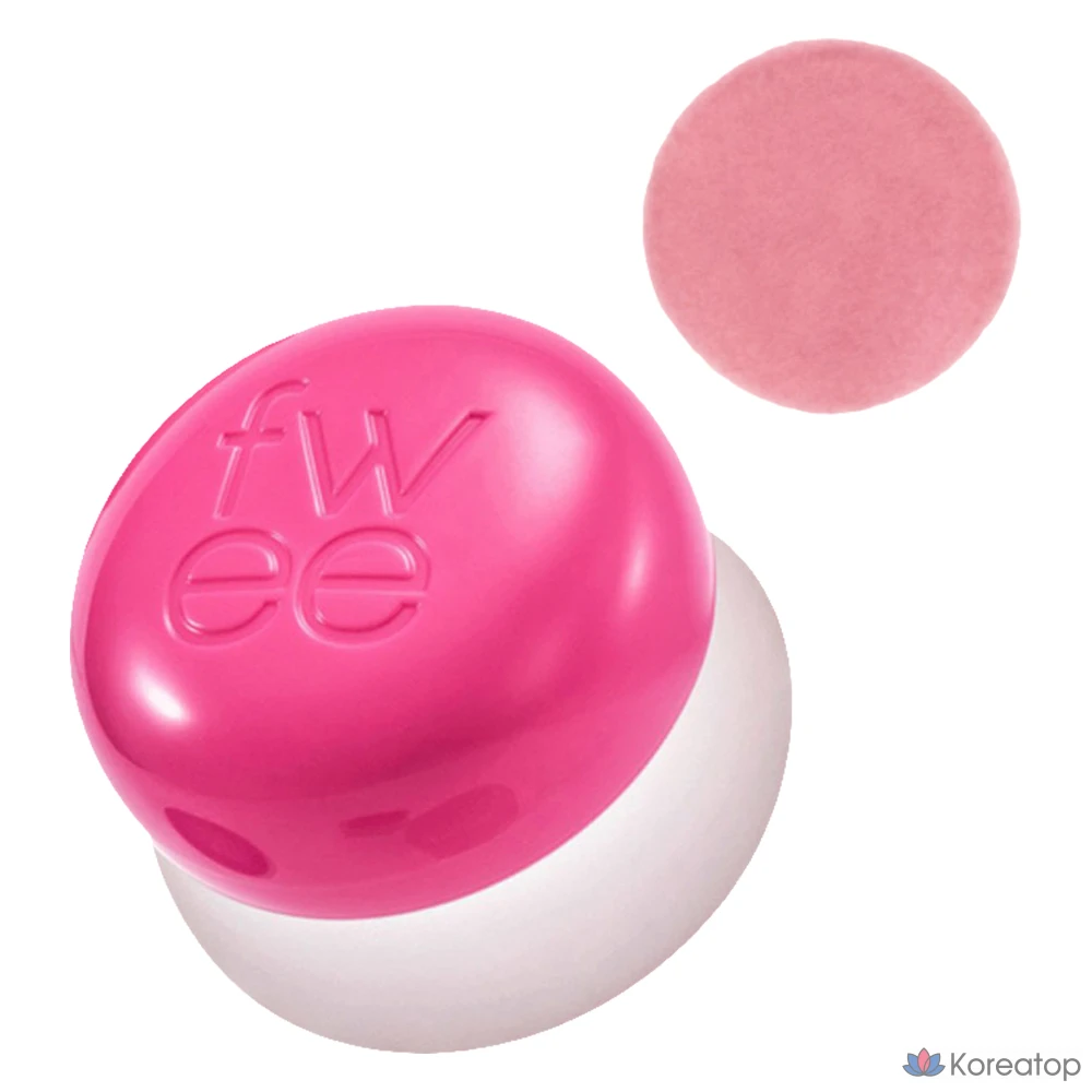Тинт для губ и щек fwee Lip & Cheek Blurry Pudding Pot, оттенок PK01 Baby, 5 г, 1 шт.