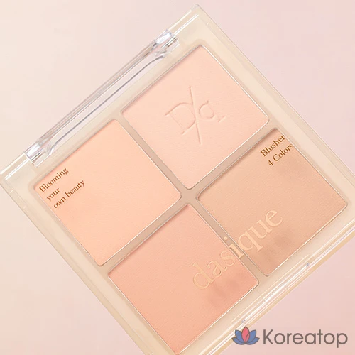 Блушер Dasique Mood Cheek Blusher, оттенок 01 Warm Blending, 10.4 г, 1 шт., фото 6