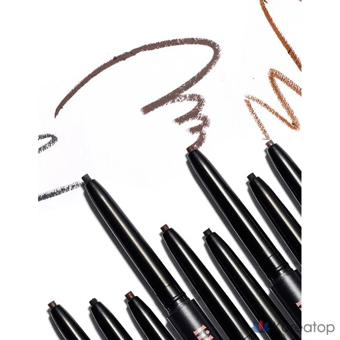 Подводка для глаз Lilybyred Starlight Eyes Nine to Nine Slim Gel Eyeliner, оттенок 02 Matte Brown, 0.14 г, 1 шт., фото 8