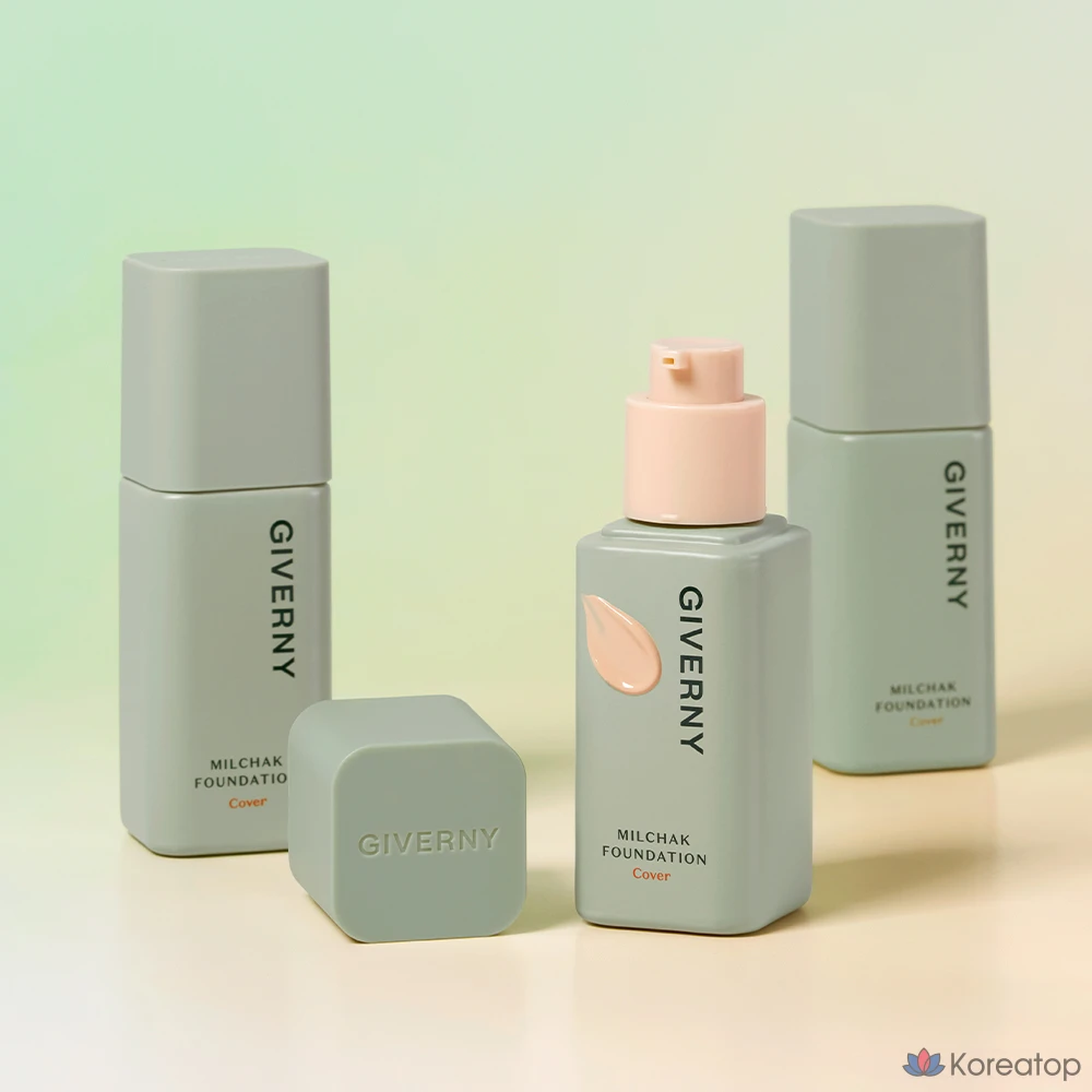 Фундация Giverny Fit Cover Foundation, оттенок 21 Light Beige, 30 мл, 1 шт., фото 5