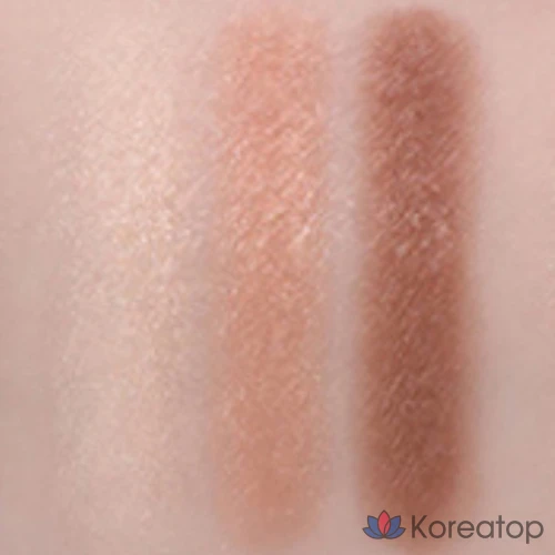 Тени для век Missha Triple Eye Shadow #3 Mocha Beige, 2 г, 1 шт., фото 4