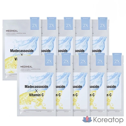 Тканевая маска для лица MEDIHEAL Derma Synergy Wrapping Mask Toning, 10 шт.