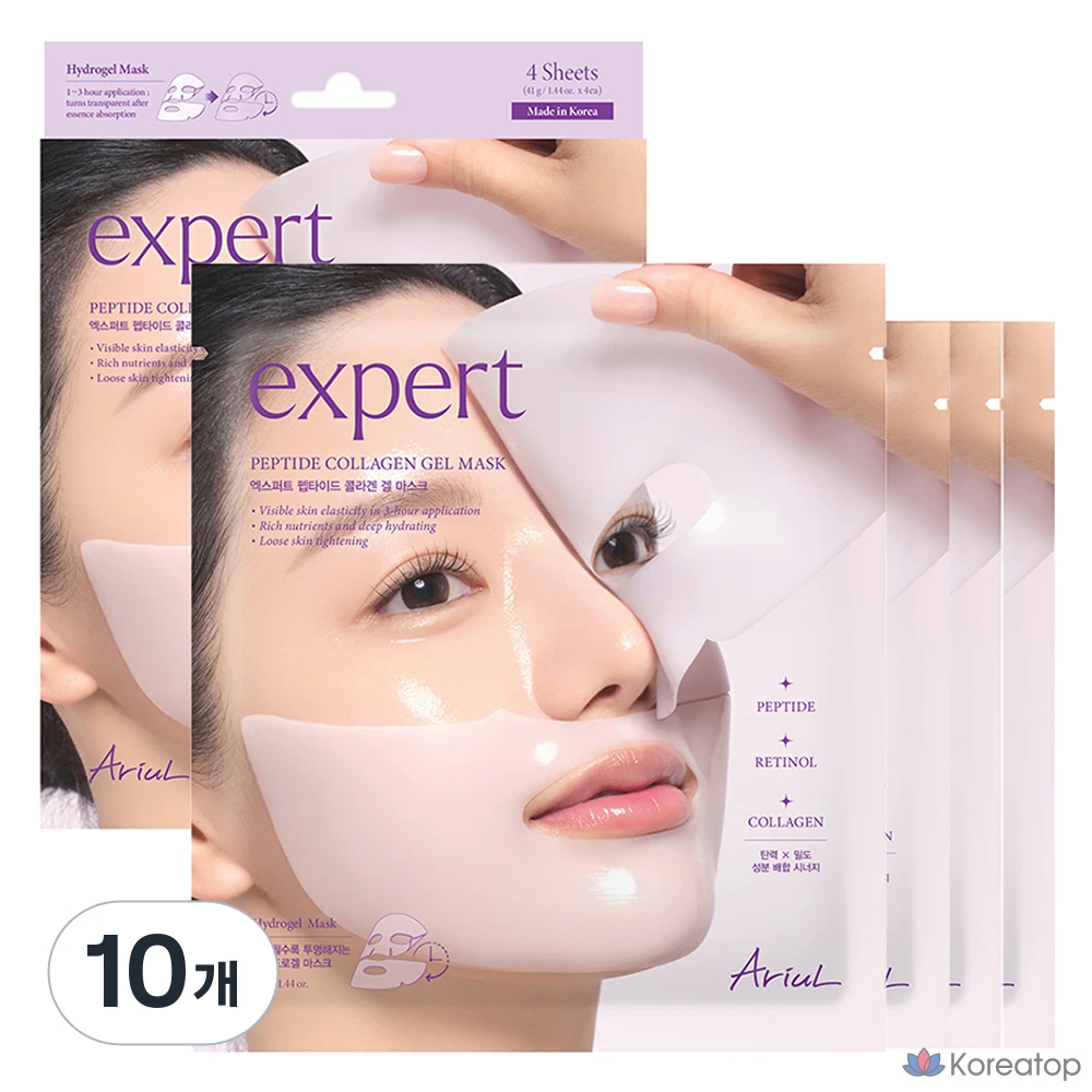 Тканевая маска для лица Ariul Expert Peptide Collagen Retinol Gel Mask, 40 шт.