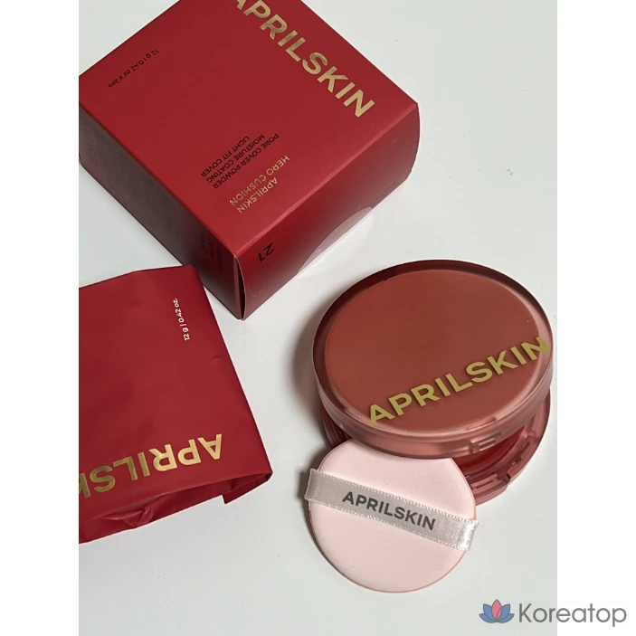 Кушон APRILSKIN Hero Cushion (основа + сменный блок), оттенок Light Beige, 1 шт.