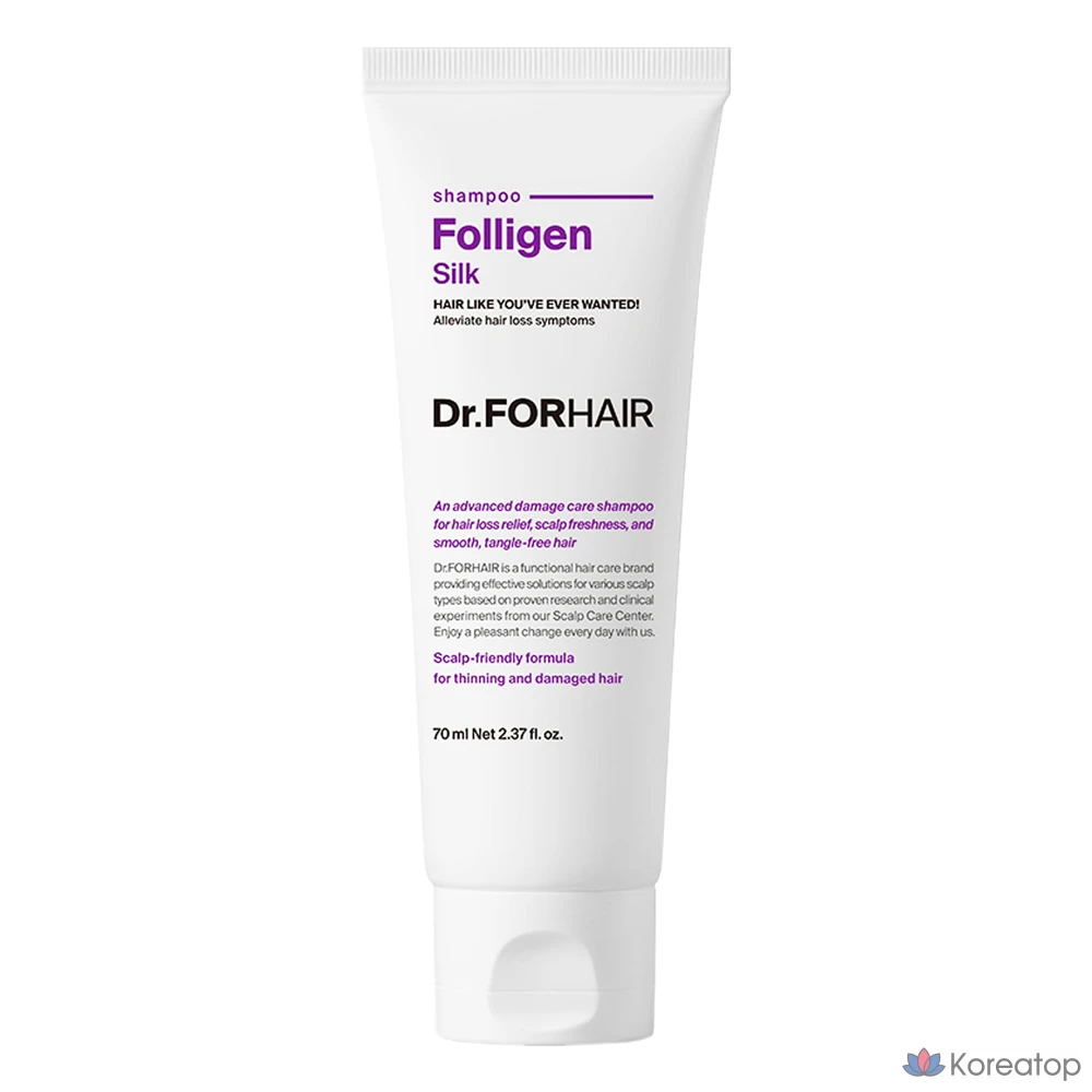 Шампунь Dr.Forhair Poligen Silk Protein Shampoo, 70 мл, 1 шт.