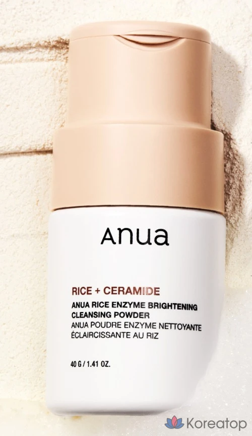 Пудра для умывания Anua Rice Brightening Enzyme Cleansing Powder, 40 г, 1 шт.