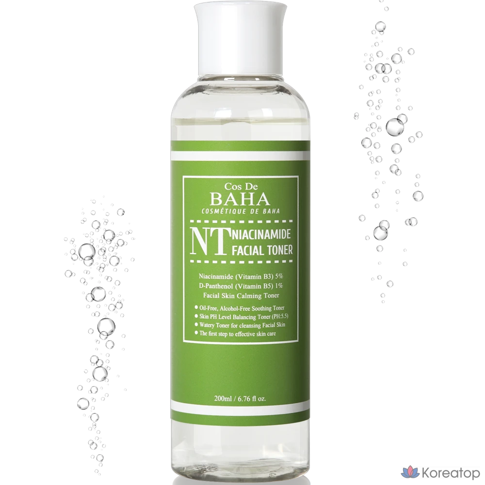 Тонер Cos De Baha NT Niacinamide % Skin Toner, 200 мл, 1 шт.