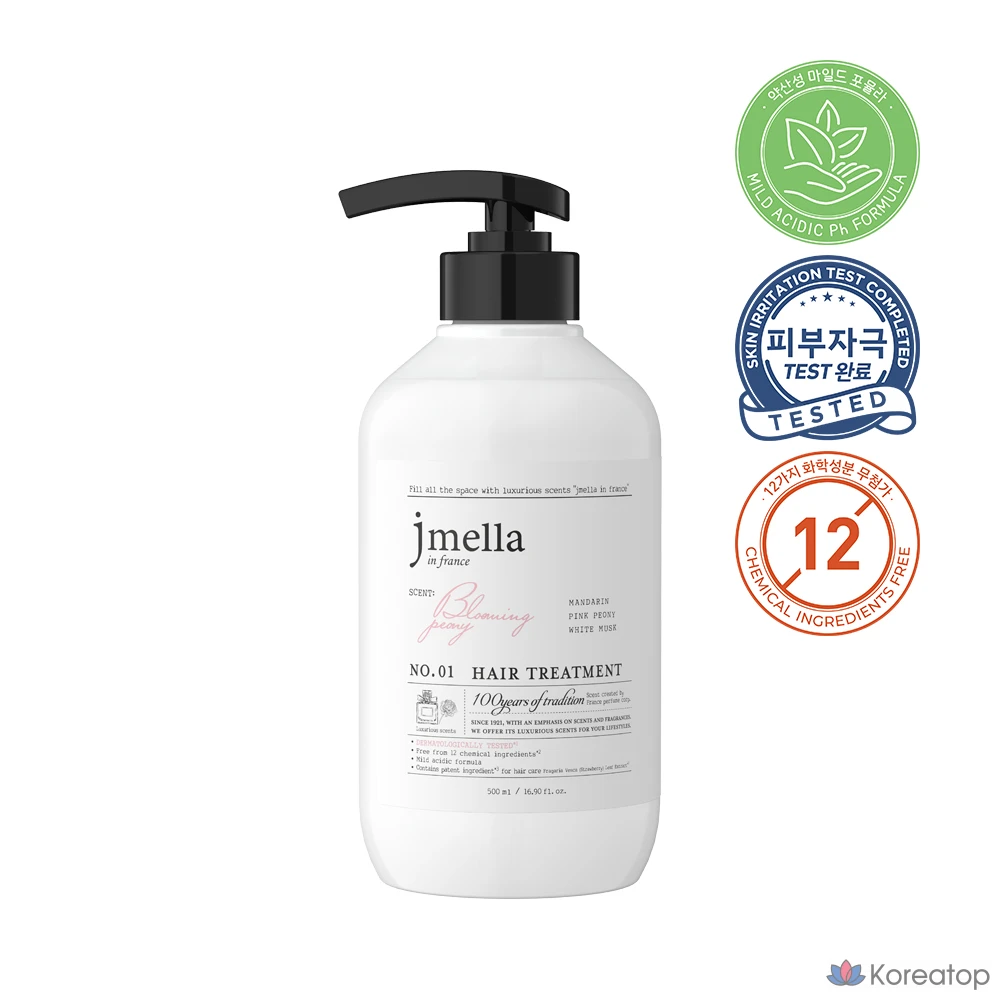 Набор для ухода Jmella In France Favorite Perfume 4-piece Set (Shampoo + Treatment + Body Wash + Body Lotion) Full Care, 500 мл, 1 шт.