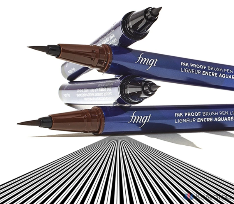 Подводка для глаз FMGT Inkproof Brush Pen Liner, оттенок 02 Brownproof, 0.6 г, 1 шт.