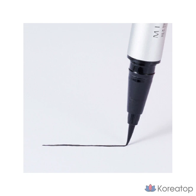 Подводка для глаз Missha Natural Fix Brush Pen Liner, оттенок Black, 0.6 г, 1 шт.