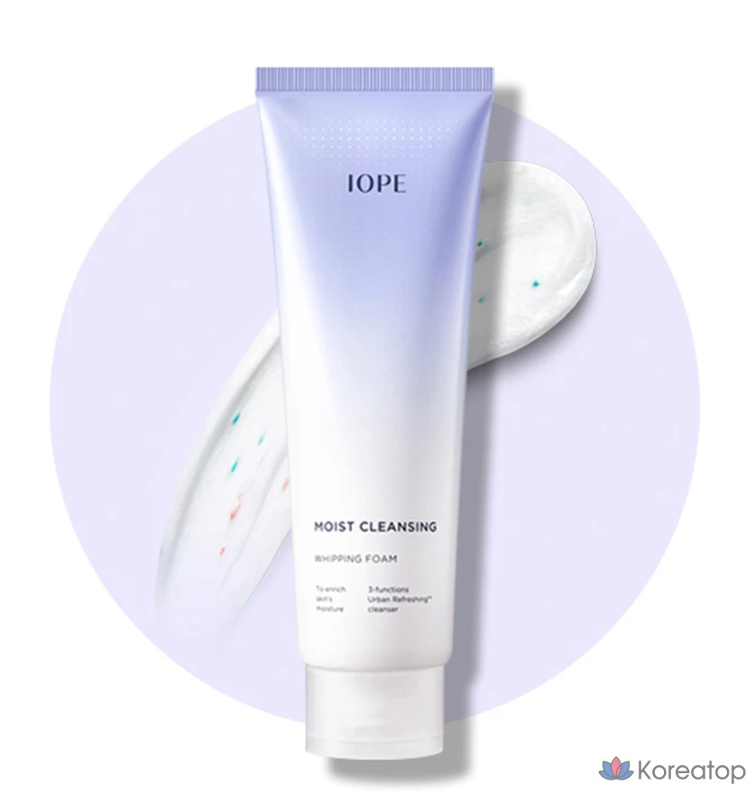 Очищающая пенка IOPE Moisture Cleansing Whipping Foam, 180 мл, 1 шт.