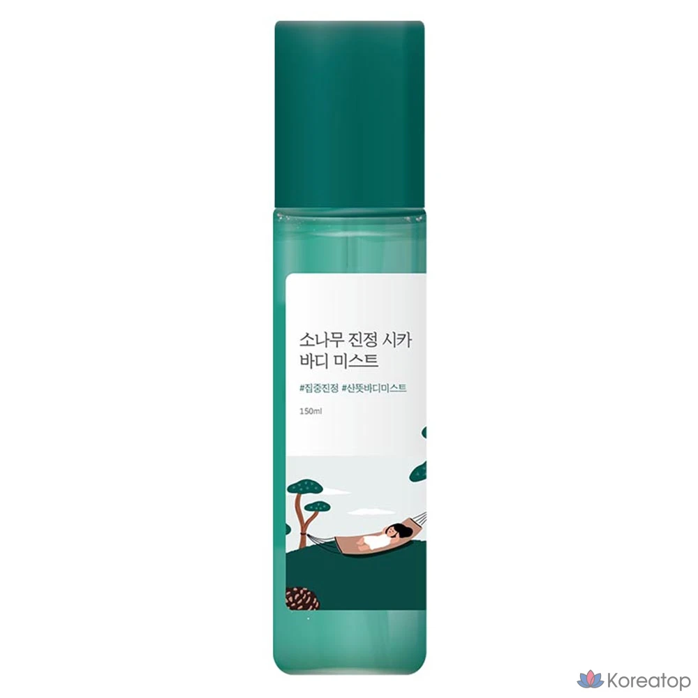 Боди-спрей Round Lab Pine Calming Cica Body Mist, 150 мл, 1 шт.