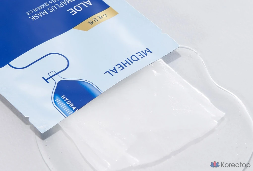Тканевая маска для лица MEDIHEAL Derma Plus Aloe Mask, 10 шт.
