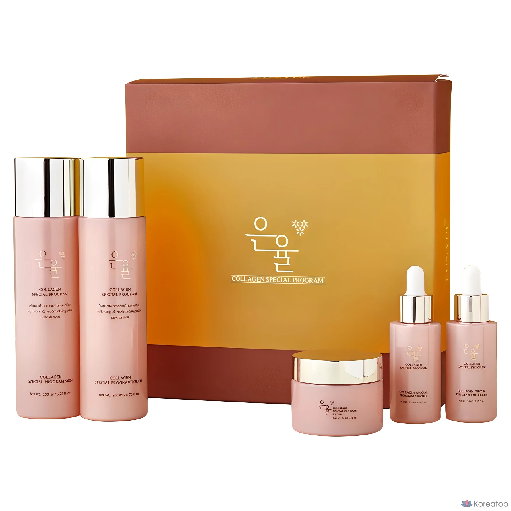 Набор для ухода Eunyul Collagen Special Program 5-piece Set + Shopping Bag, 1 шт.