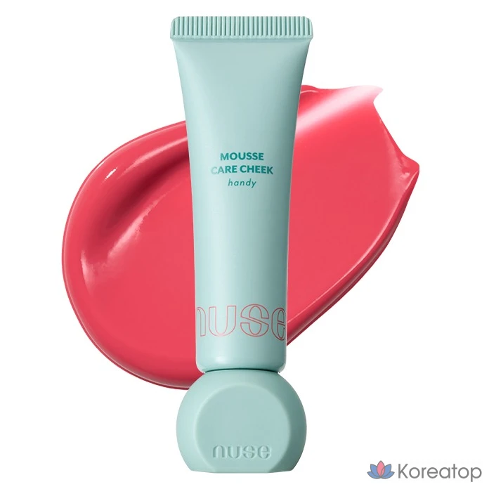 Румяна nuse Mousse Care Cheek Handy Blusher, оттенок 04 Apple, 10 мл, 1 шт.