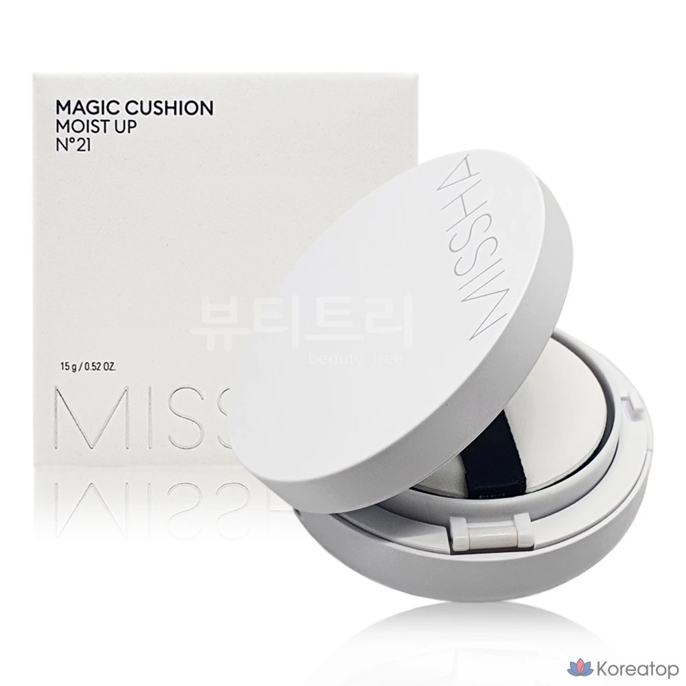 Кушон Missha Magic Cushion Moisture Up SPF50+/PA+++, оттенок 21, 15 г, 1 шт.