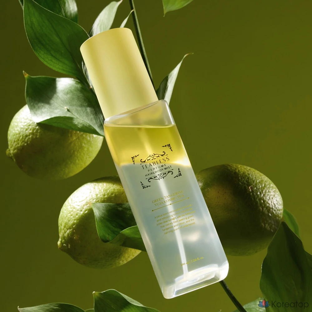 Парфюмированный спрей для волос и тела TEABLESS Kombutee Perfume Hair &amp; Body Mist, оттенок Cheonggyul Yuja, 100 мл, 1 шт.