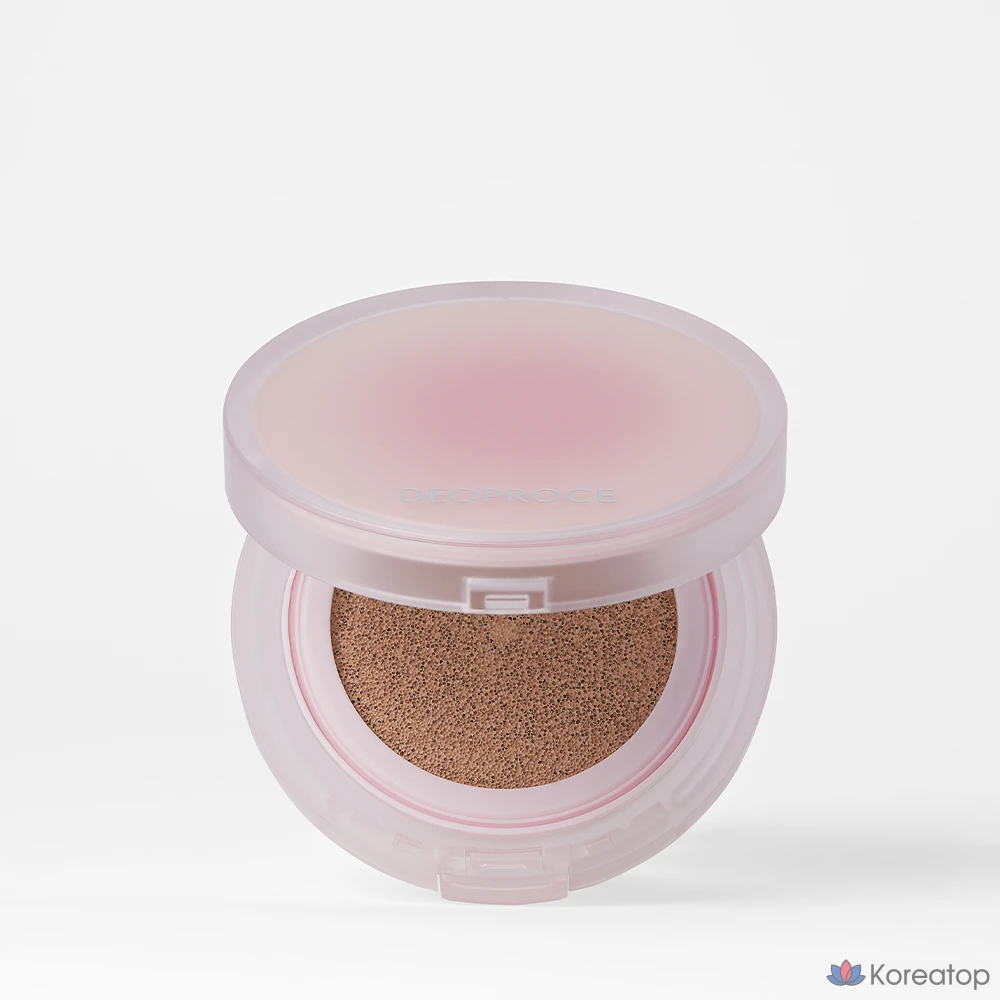 Кушон Deoproce Skin Natural Fit Cover Cushion, оттенок 21 Light Beige, 12 г, 1 шт.