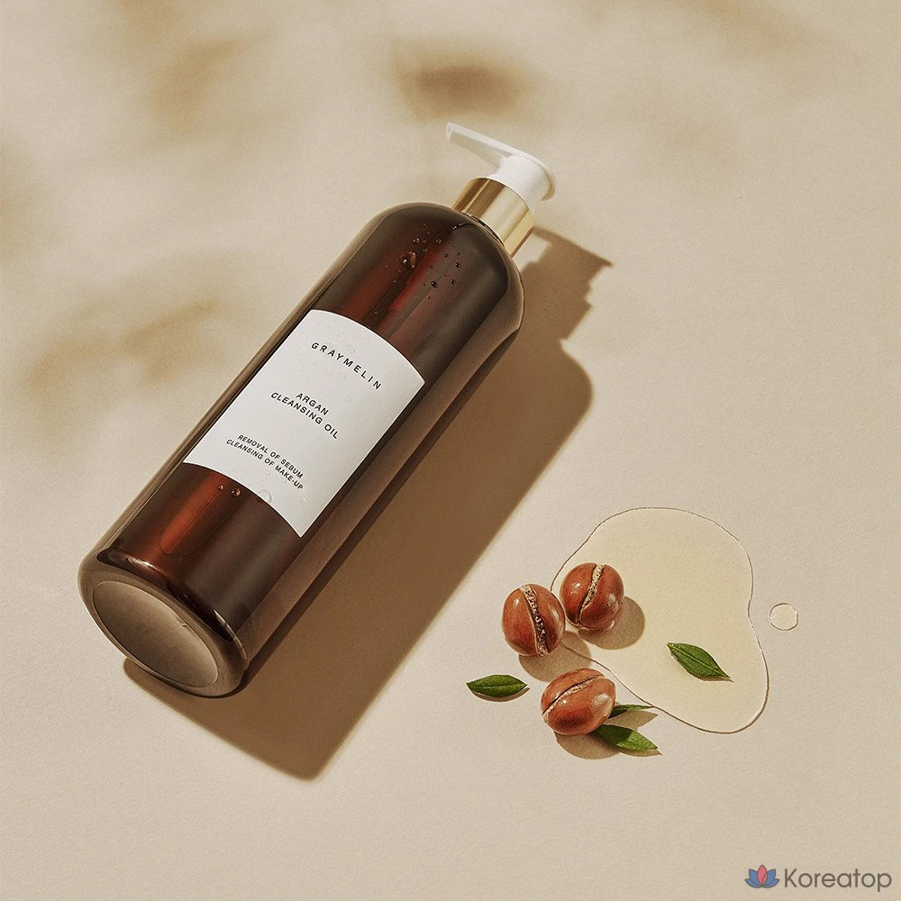 Гидрофильное масло Graymelin Argan Cleansing Oil, 500 мл + Очищающая пена Graymelin Crazy Foam Cleanser Charcoal, 150 мл, 2 шт., фото 3