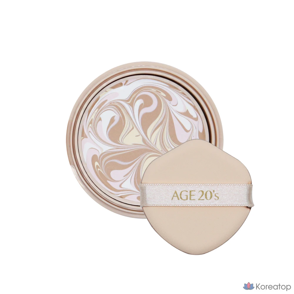 Пэды AGE 20s Essence Cover Pact Infinity Dia Edition ID Refill, оттенок 23, 1 шт.