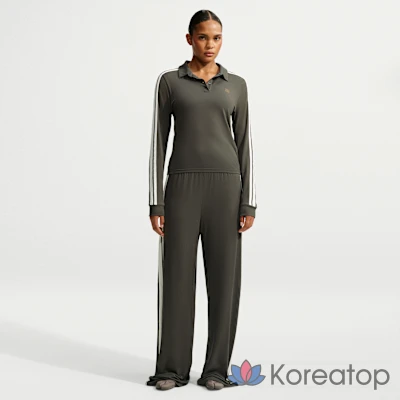 Поло женское Nike Skims Stretch Knit Long Sleeve Polo Top, фото 4