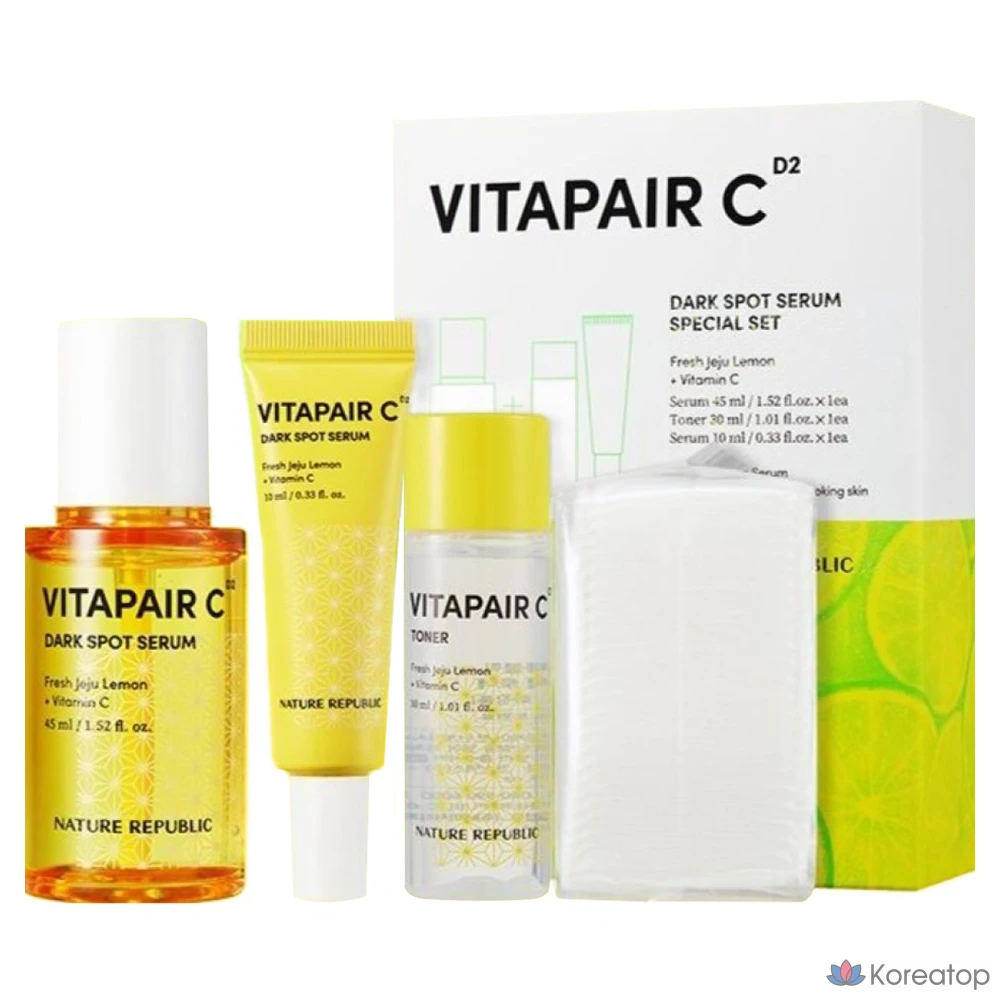 Сыворотка Nature Republic Vita C Spot Serum Set, 45 мл, 1 шт.