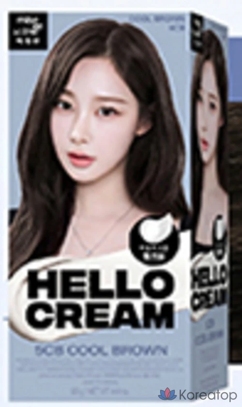 Краска для волос Mise en Scene New Hello Cream, оттенок Cool Brown, 1 шт.